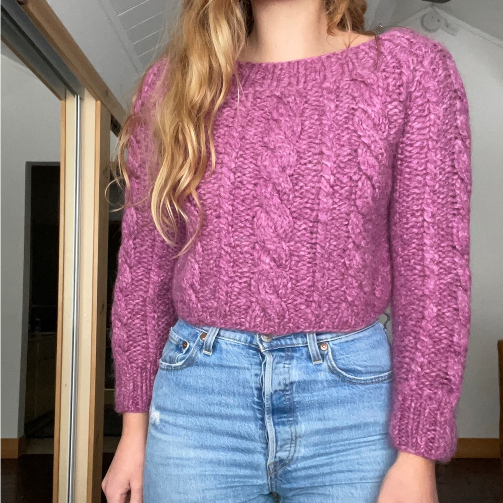 Handmade knitted sweater
